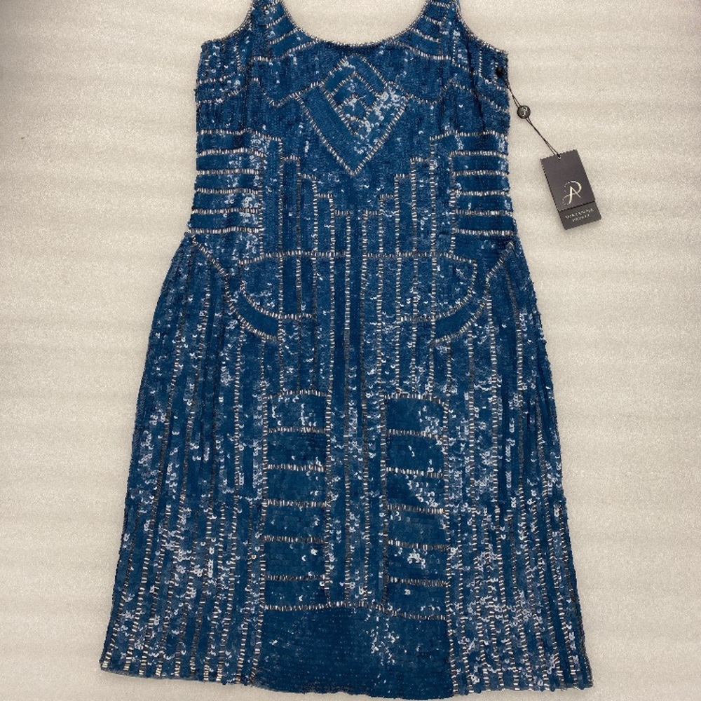 Adrianna Papell beaded tank dress - Picture 3 of 7